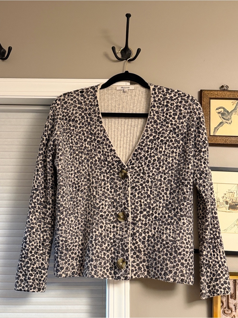 MADEWELL Floral Cardigan